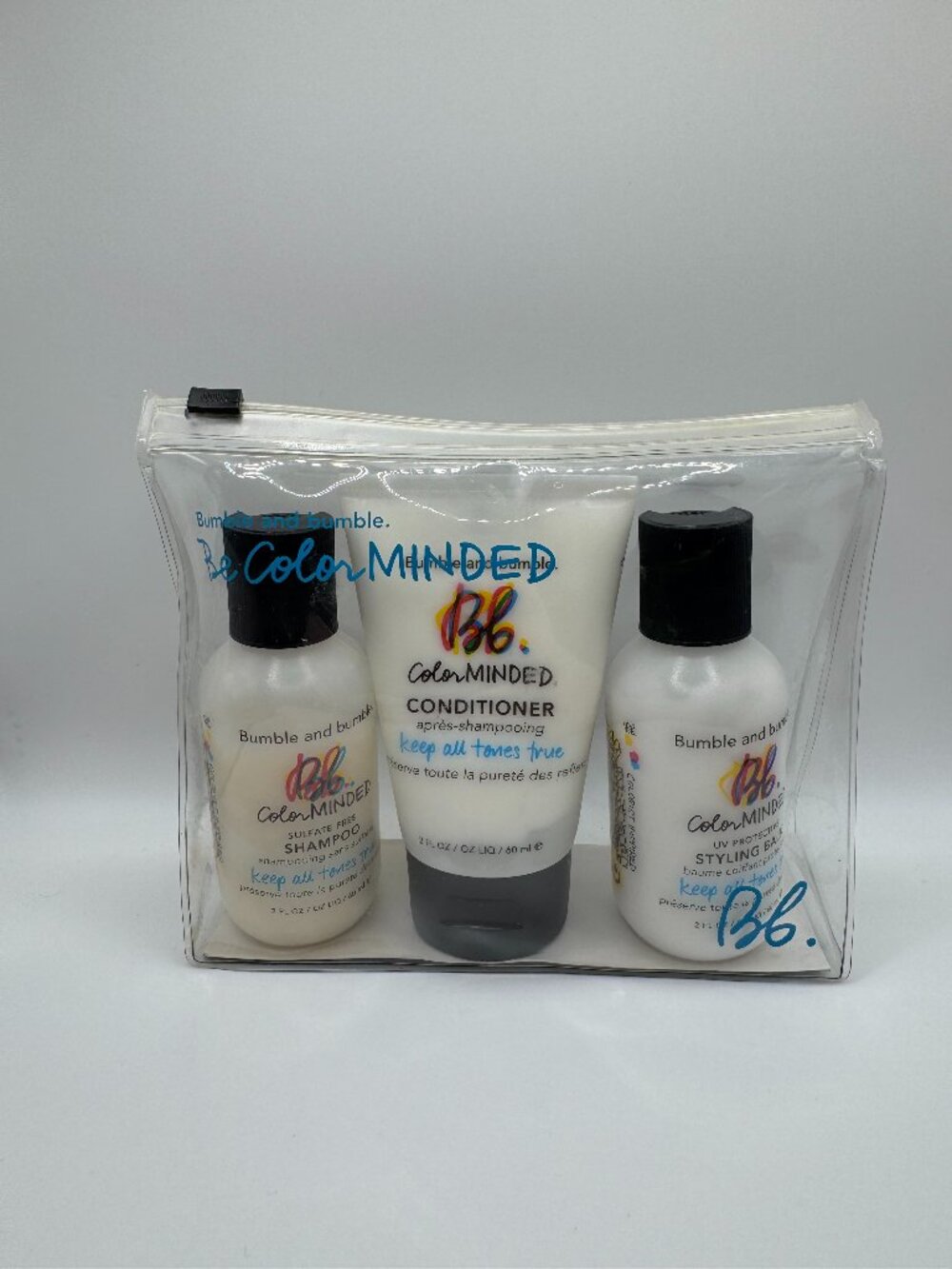 Bumble and Bumble Be Color Minded Shampoo & Conditioner & Styling Balm 2 oz Each